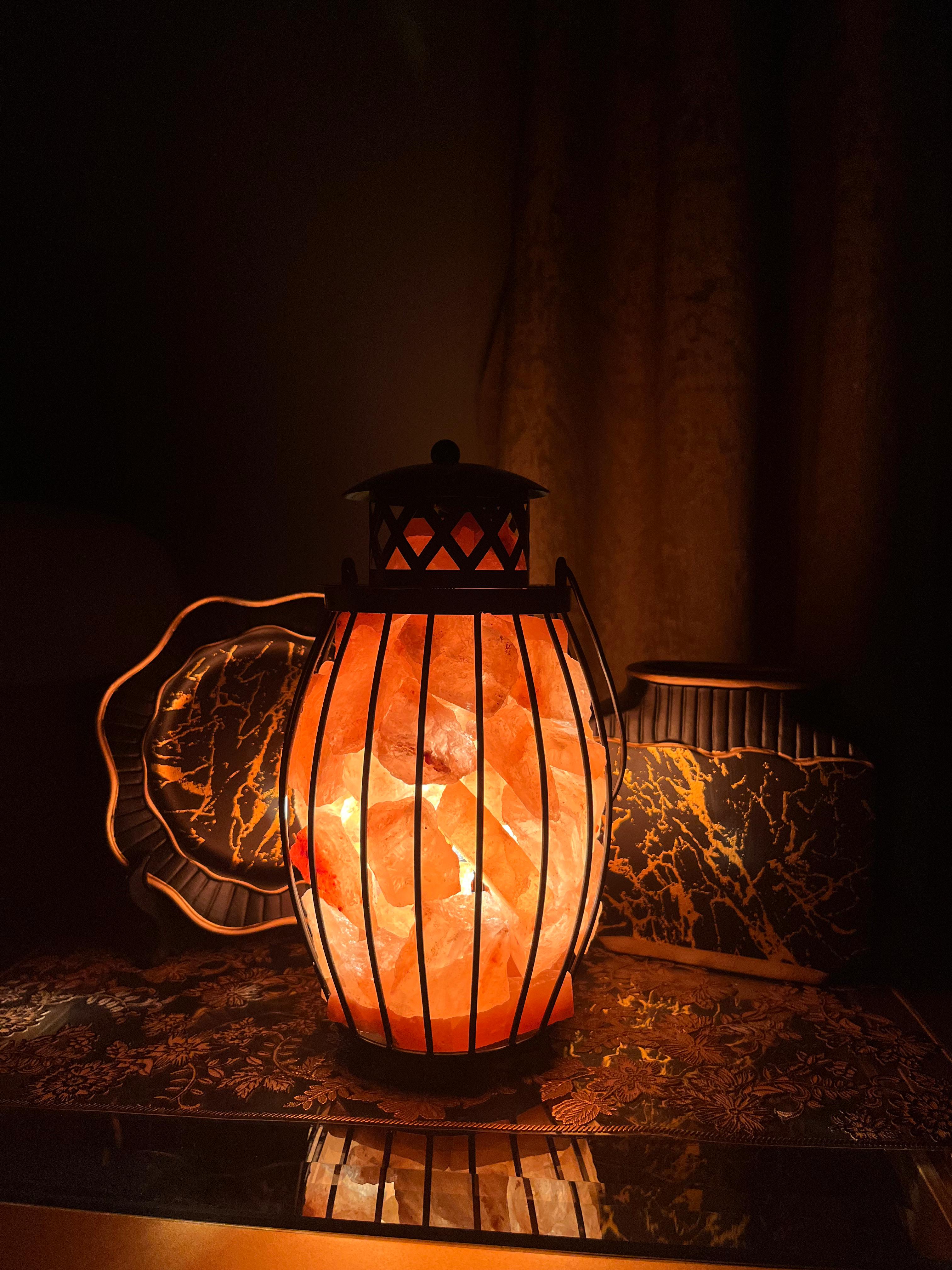 Lantern Style Salt Lamp