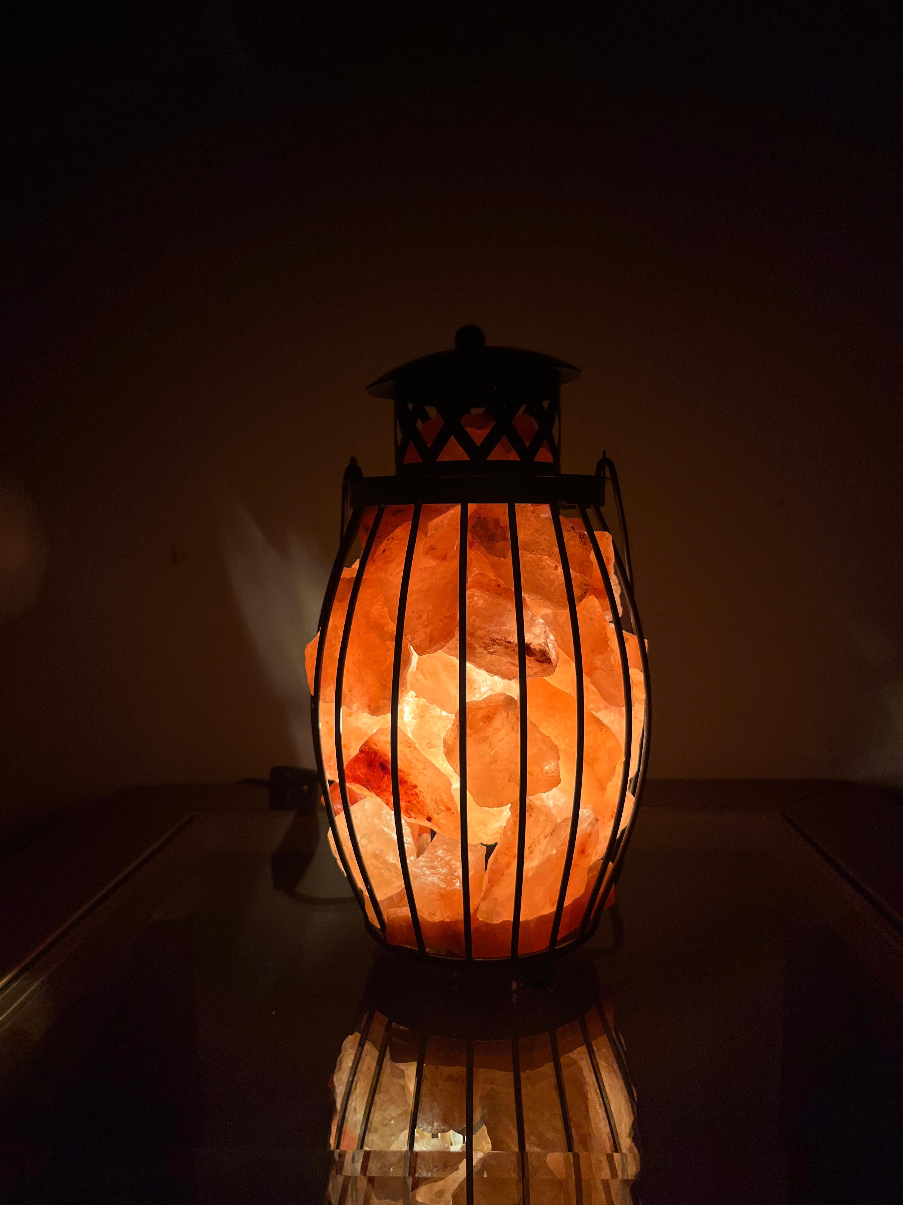 Lantern Style Salt Lamp